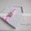 Luxury Wedding Silk Invitation Box with Brooch