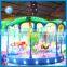 Park carnival mini amusement park ride LED decorated carousel horse