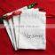 muslin bag drawstring/customized logo branded muslin bag drawstring