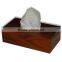 2015 year hot selling ISO9001&FSC&SA8000 birch gift wooden tissue box for made in china