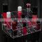 24 Lipstick Holder Display Stand Clear Acrylic Cosmetic Organizer Makeup Case Sundry Storage makeup organizer organizador Brand