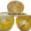 3 Inch Yellow Aventurine Gemstone Bowls Manufacturer :Agate Bowls Wholesaler From India