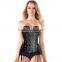 MIDNIGHT CLASPED OVERBUST CORSET WAIST TRAINER