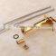 Kaiping Supplier Gold Plated Bathroom Faucet , Gold Waterfall Basin Tap