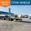 tri-axle semi trailer truck 40 tons with led rear lights