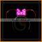 2 Red Led Head Boppers Headbands