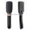 2 in 1 anion LCD electric fast thermal brush hair straightener