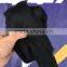 dyed black Chinese wool top, 22mic, 75mm
