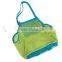 Big Promotional foldable mesh beach toy collection bag for children, beach tote bag