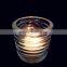 100ml candle holder/clear glass candlestick empty jar