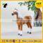 cute unstuffed funny plastic animals hard animated toy horse with sound