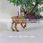 Flocked Forest Animals Lifelike Toy Horses