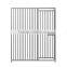 5cm Gap Between Galvanized Bars Safe Pet Dog Runs Panel 5'x10' European Style Outdoor Dog Kennel