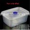 Cheapest clear rectangular plastic disposable food container food warmer set wholesale