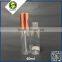 60ml refill pet plastic perfume bottle