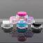 5 ml PS plastic customized empty cosmetic packing cream jar, China clear square boby cosmetic cream jars 5g