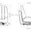 (YHG-01)Machinery Suspension Tractor Seat Universal Tractor Seat China Wholesale Tractor Seats
