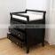 Walnut NZ Pine 3 Drawers Baby Change Table Dresser