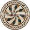 NATURAL STONE MARBLE MEDALLIONS MOTIV COLLECTION