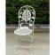 POWERLON vintage anti white color patio set one table with 2 chairs outdoor garden furniture PL08-5134,5135