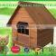 multi-purpose wooden pet house ,nature wood dog house