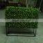 hot sale artificial grass fence, artificial green boxwood hedge