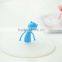 Small demon people shape silicone cup cover/cup lid for promotion