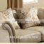 European Style PU Leather Sofa Designs With Crystal ButtonsSF033