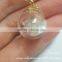 Hot Selling DIY Glass Terrarium Necklace & Square Glass Ball Necklace