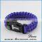 Paracord Wristbands Whistle Flint Compass Paracord Outdoor Survival Bracelet