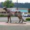 Large Outdoor Copper Sculptures Metal Bronze Cheetah Sculpture