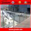 Frameless Stair Railings Stainless Steel Glass Balustrade