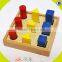 2017 New design toddlers preschool wooden montessori toys W12F010