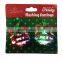 christmas latest artificial led earrings custom