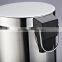 Home Used Indoor Metal Waste Bin With Swing Cover