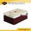 High quality rectangular bear tin box for biscuit / cookie