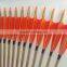 New Bamboo Pattern Pure Carbon Fletched Arrows With Tapered Points