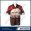 2015 custom sublimation printing motorcycling shirt with team logo number and name