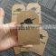 2016 Custom high quality kraft paper Hang Tags Swing Tags with competitive price