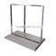 utility slatwall sportswear gym cat suit clothes stable display