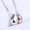 925 sterling silver fashion waterdrop shape pendant necklace