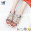 2017 new summer hot sale breathable rhinestone sandals for women's shoes HFRX1410