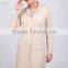 Women European Cashmere Wool Long Winter White Coats