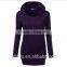 Women Ladies Fitted Hoodies Casual Coat Pullover Outerwear Sweatshirt Extra Long