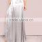 Runwaylover 5481 Europea Sexy Sliver Satin Long Maxi Skirt