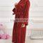 Factory best sale flannel fleece heated bathrobe