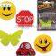Cheap gift kids cartoon running reflective sticker