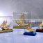 2017 NEW DESIGN real golden plated Dhow Model For Islamic Souvenirs Gifts