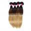  2017 fast shipping cheap hair product 3 tone color ombre hair extensions