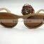 custom high quality oak wood sunglasses natural wooden sunglasses bamboo colorful lenses sunglasses ld2101b